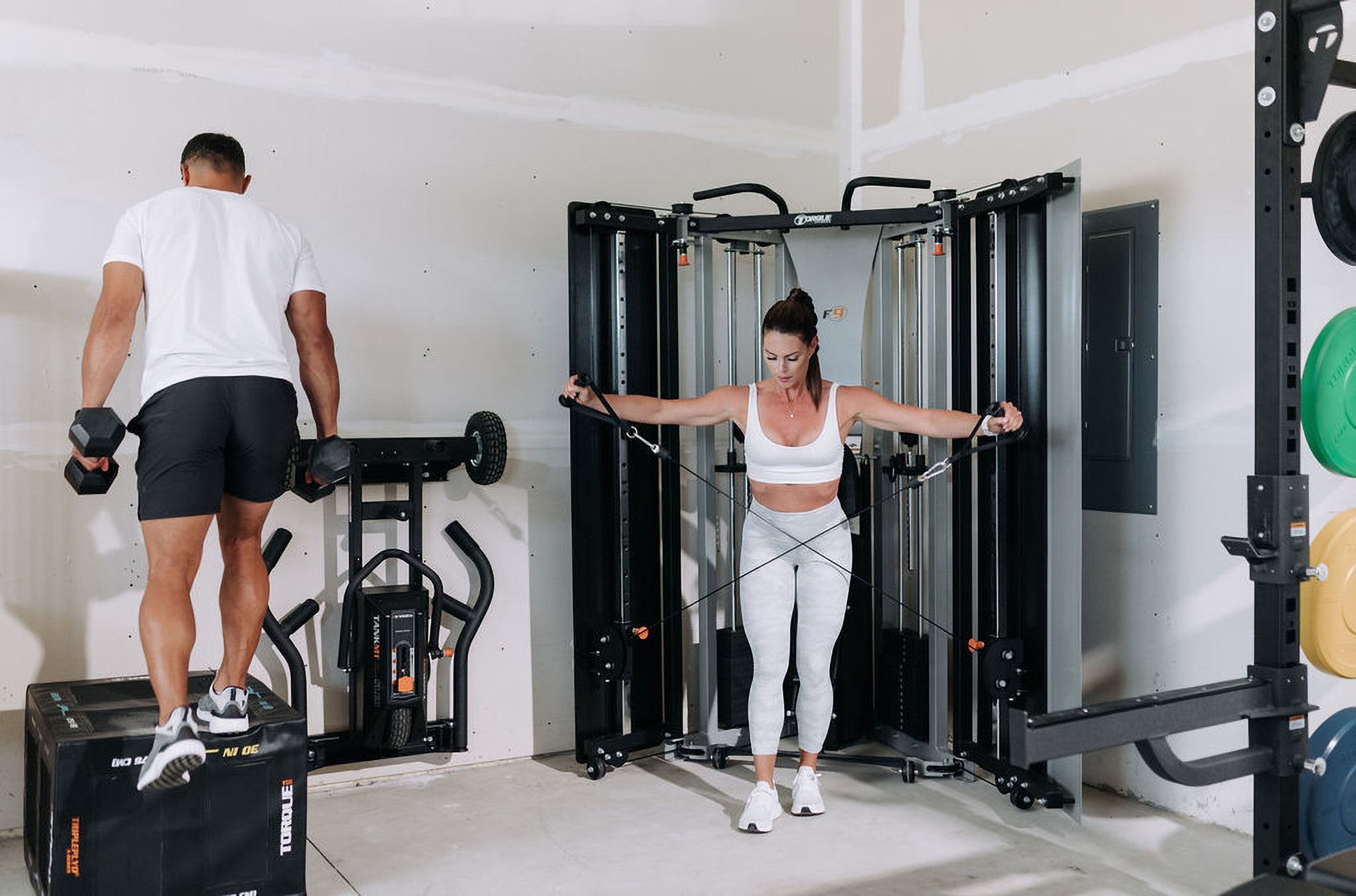 Torque Foam Plyo Box Training  In Garage Gym