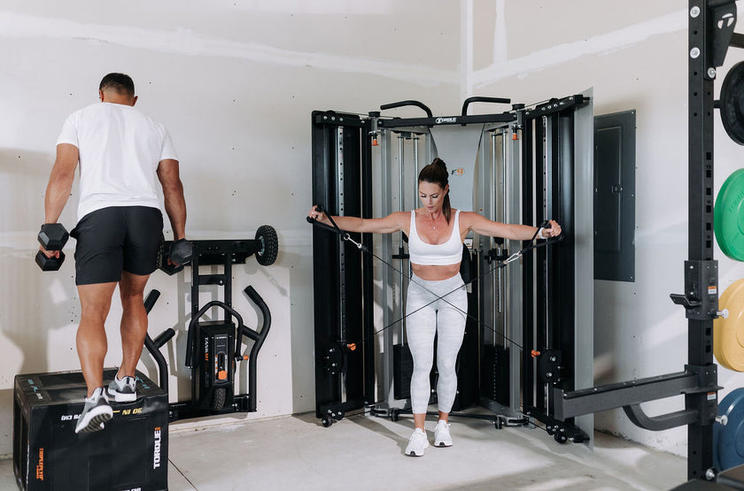 Torque Foam Plyo Box Training  In Garage Gym