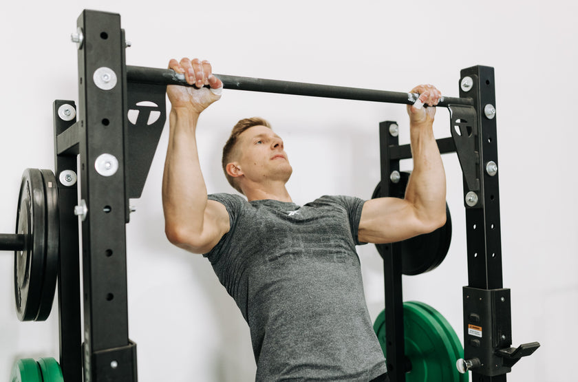 Brent Fikowski Doing Pull-Ups On Torque Rack