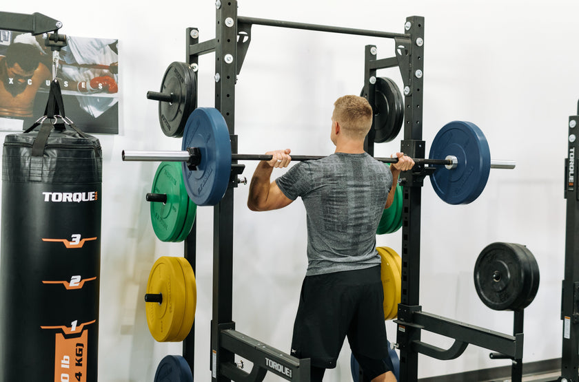 Brent Fikowski Working Out On Torque Fitness Rack