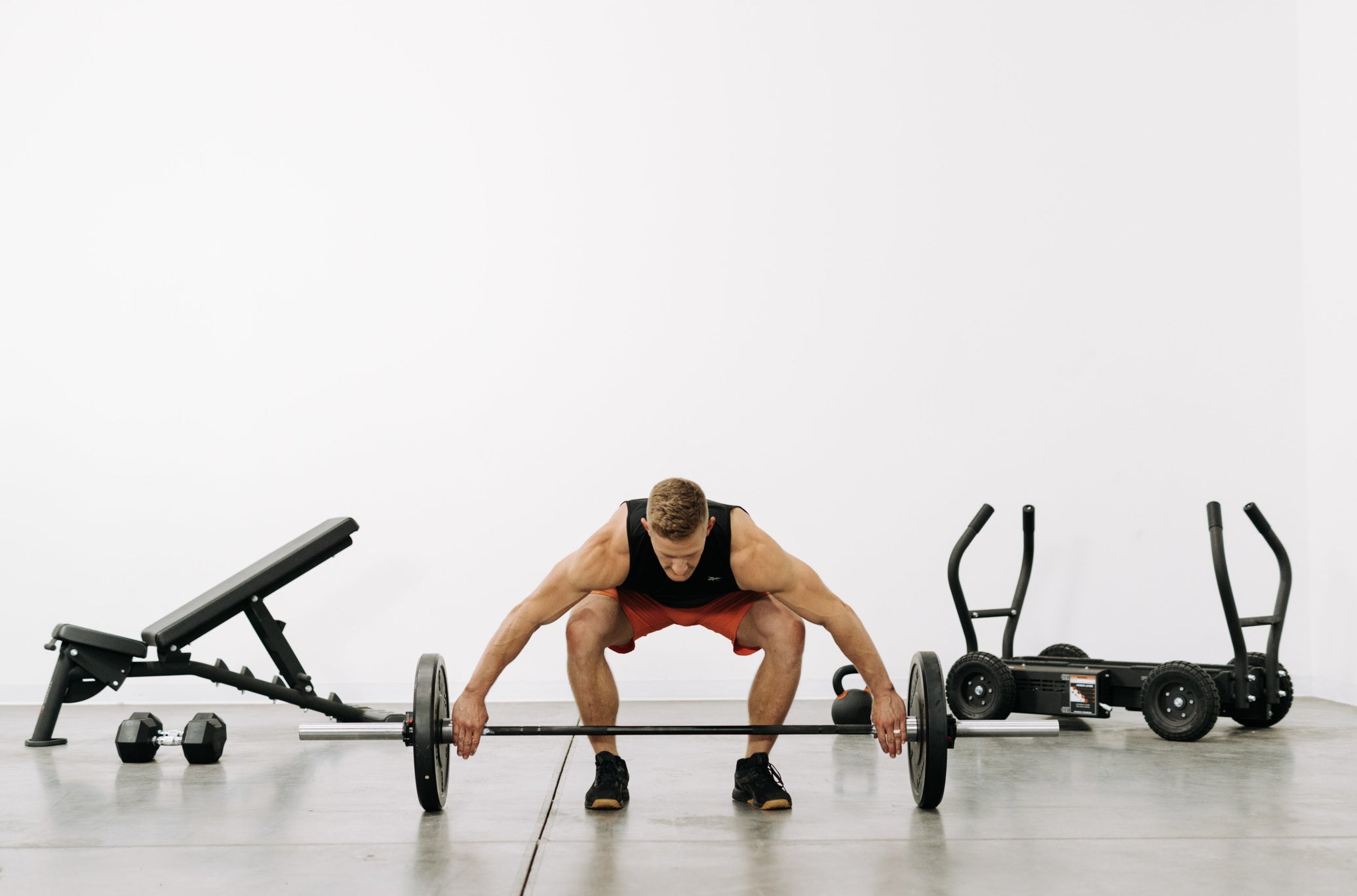 Brent Fikowski Trains With Torque Barbell<black>