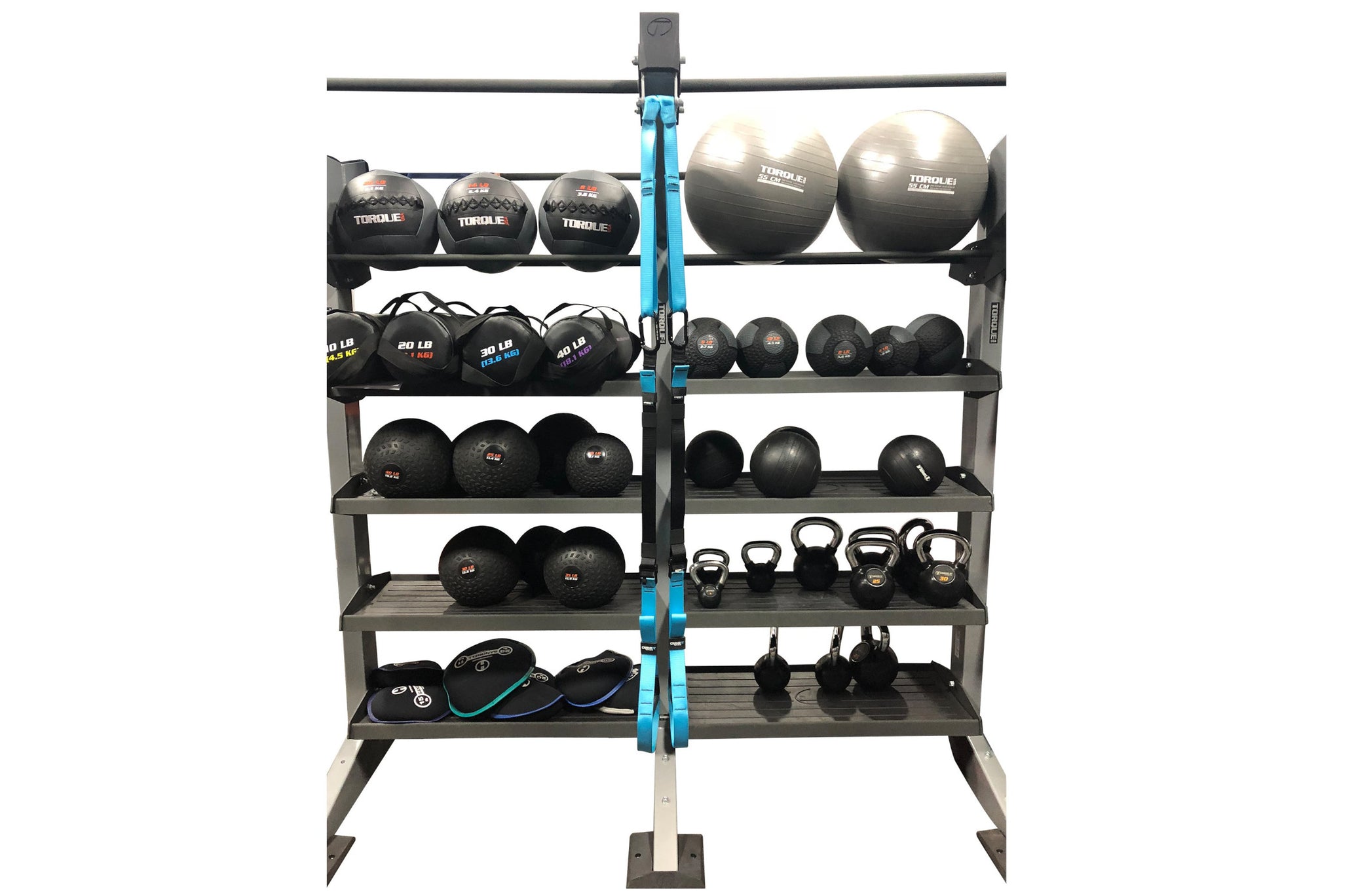 Blue Suspension Straps On Torque Storage With Accessories <black>