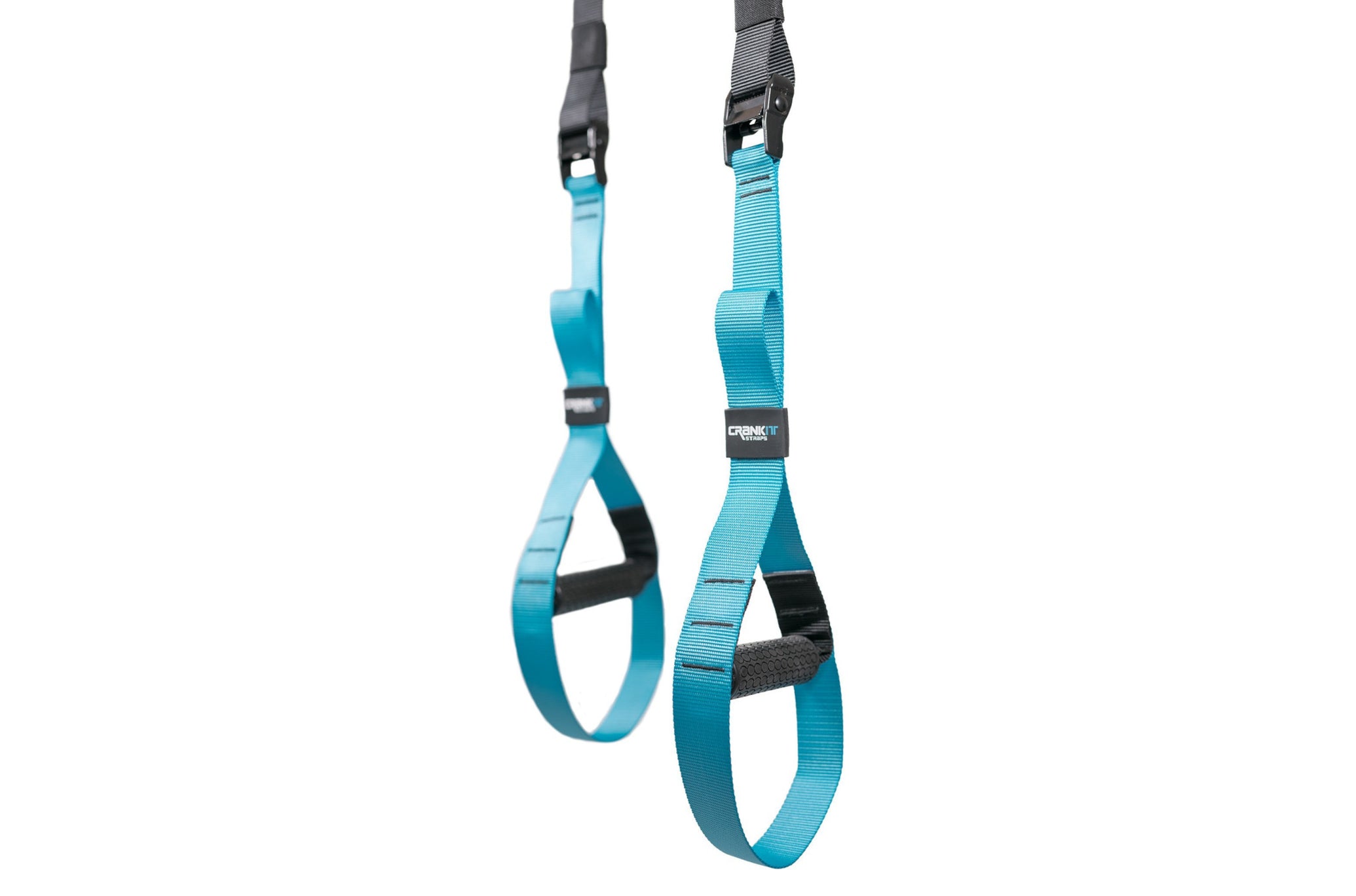 Blue Suspension Strap Handles <black>