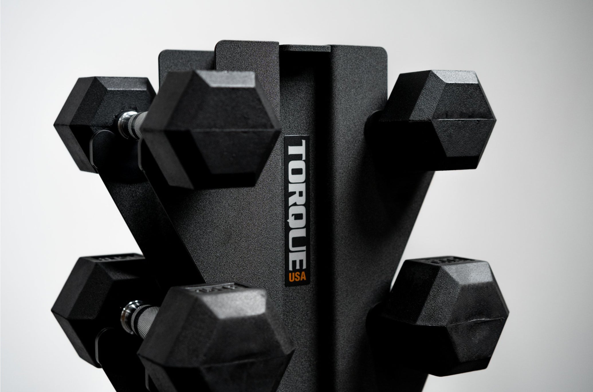 Top Of 8 Pair Vertical Dumbbell Rack <black>