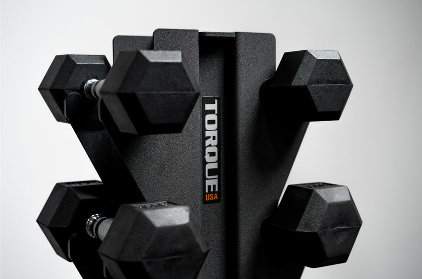 Top Of 8 Pair Vertical Dumbbell Rack &lt;black&gt;