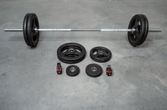 7' Bar & Grip Plate Package + Collars