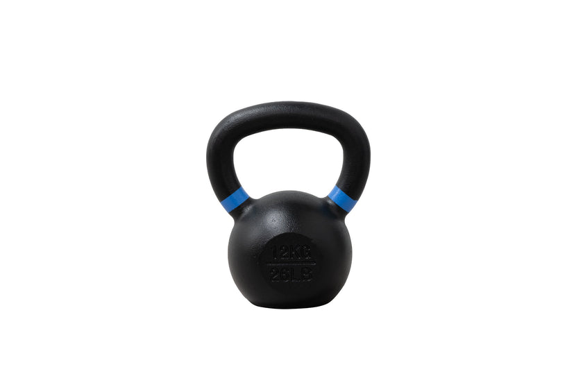Blue 12 KG Torque Cast Iron Kettlebell &lt;black&gt;