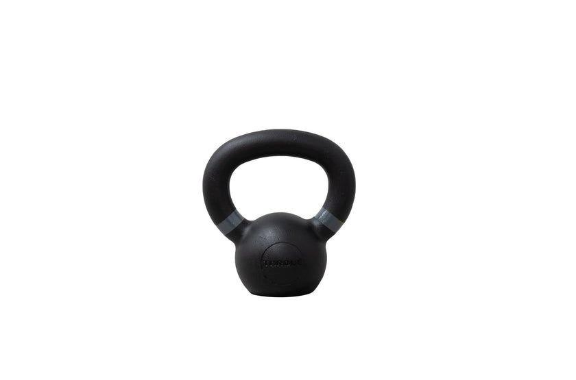 Back Of Gray 6 KG Cast Iron Kettlebell &lt;black&gt;