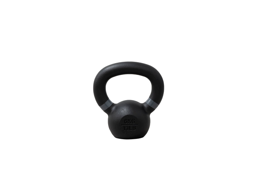 Gray 6 KG Torque Cast Iron Kettlebell &lt;black&gt;