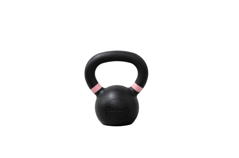 Back Of Pink 8 KG Cast Iron Kettlebell &lt;black&gt;