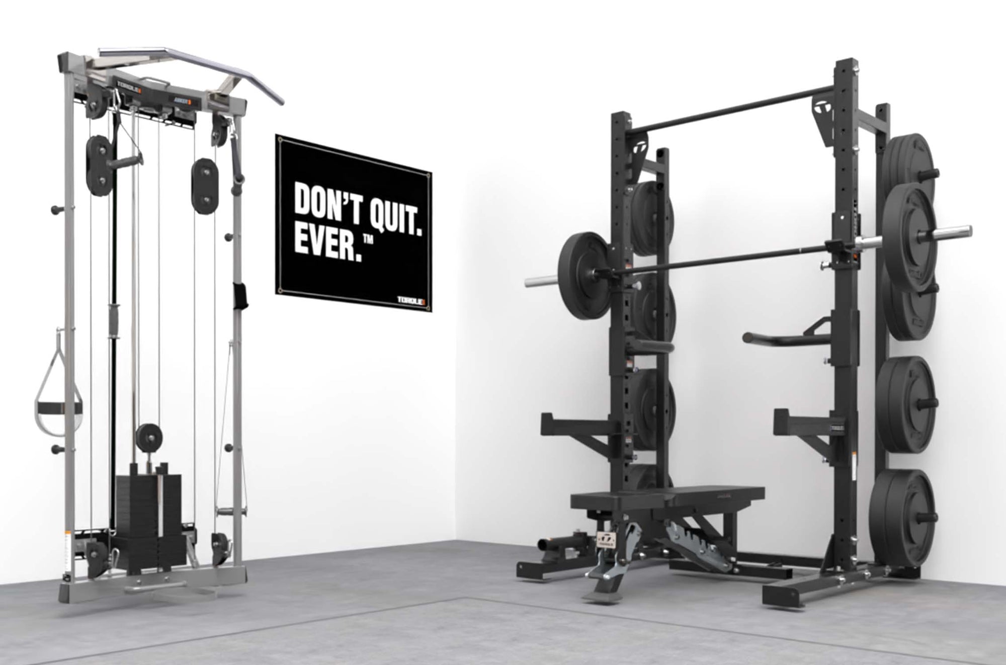 High Squat Rack - Space Saving Strength Package