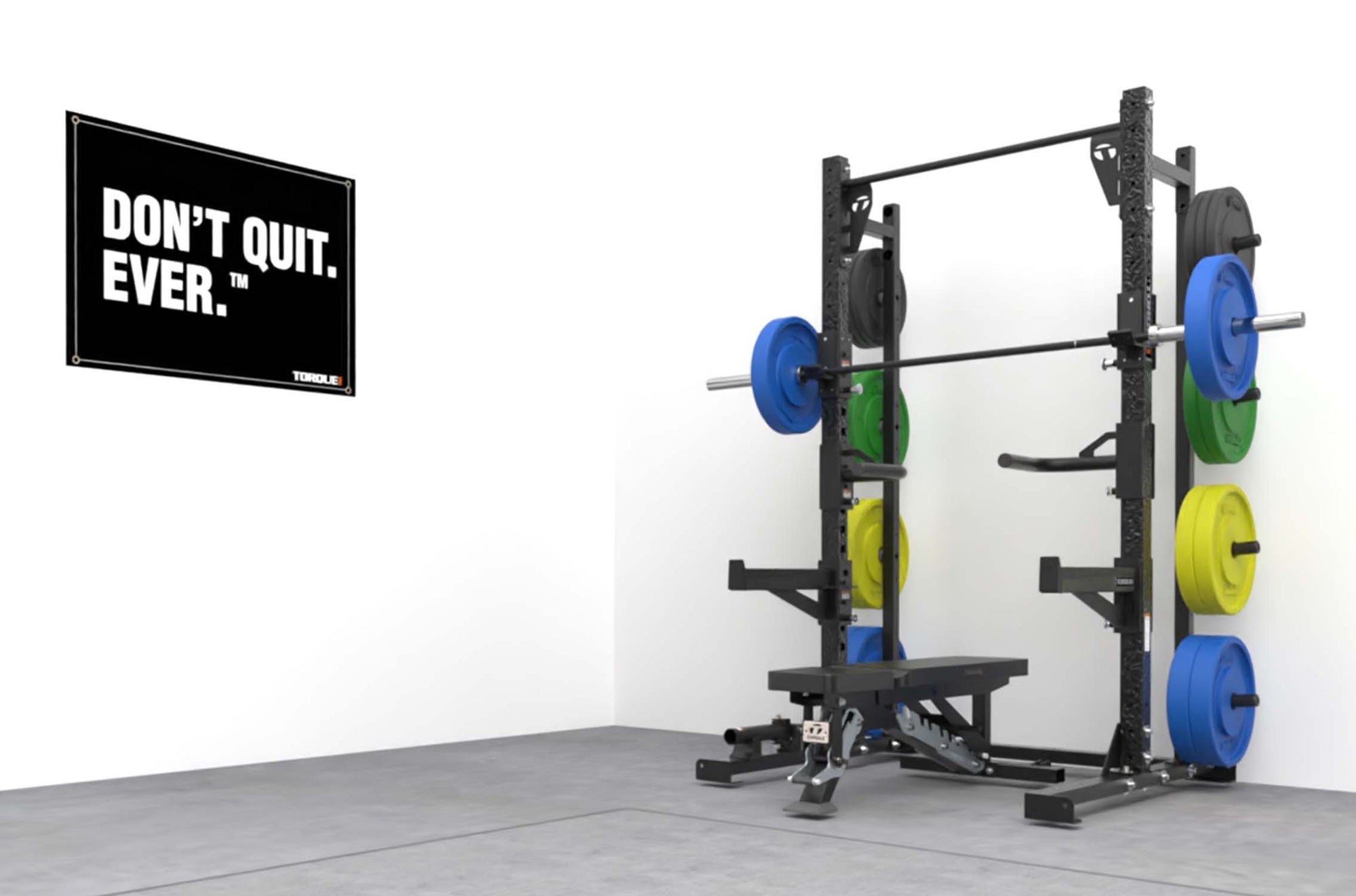 High Squat Rack - Gold Home Gym Package