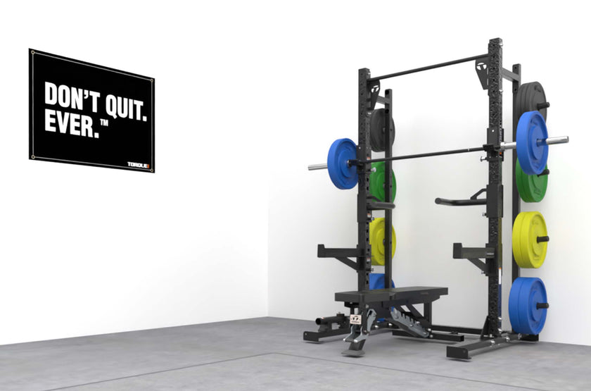 High Squat Rack - Gold Home Gym Package