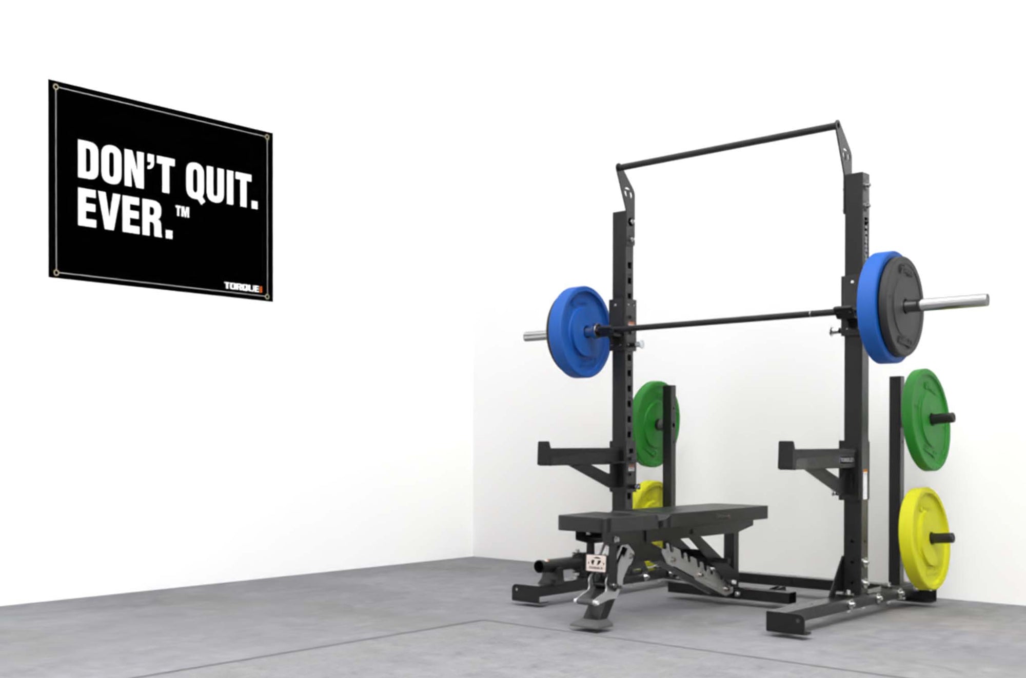 Short Squat Rack - Gold Home Gym Package