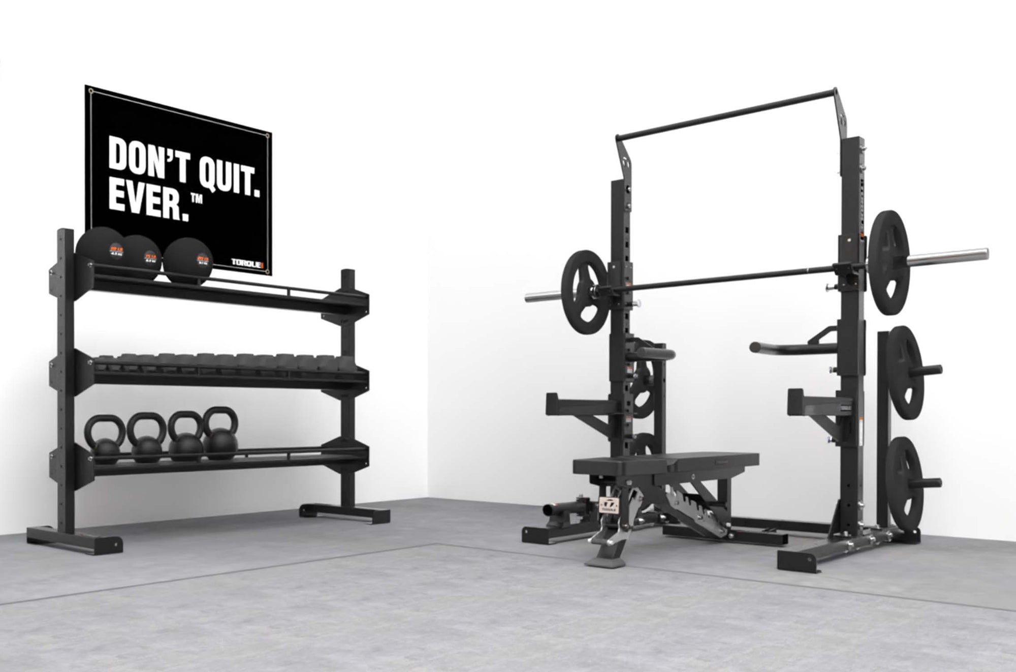 Short Squat Rack - Ultimate Freeweight Package